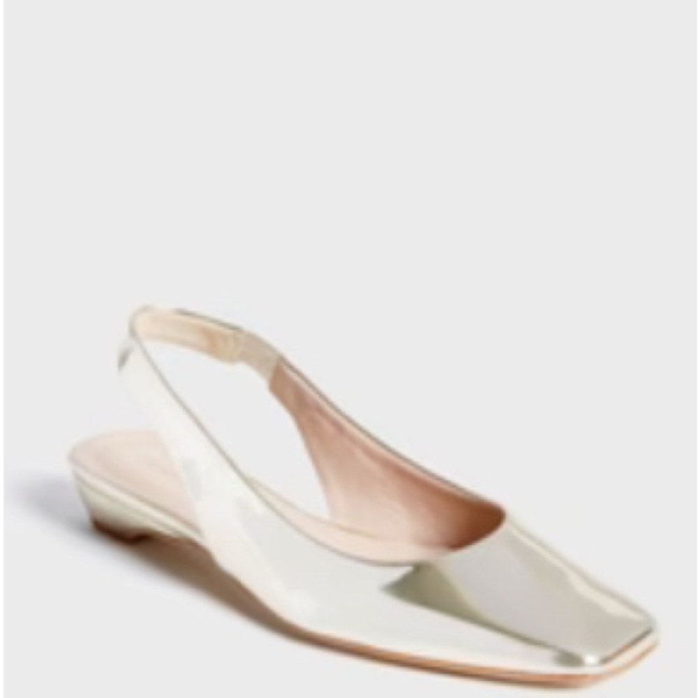 Tuckernuck Gold Slingback Flats